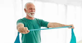 fuerza mayores con gomas en la cebada